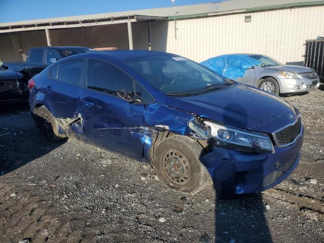 3KPFK4A73JE271182 - 2018 KIA FORTE LX BLUE photo 4