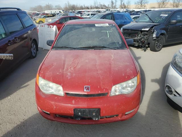 1G8AW12FX5Z179784 - 2005 SATURN ION LEVEL 3 RED photo 5