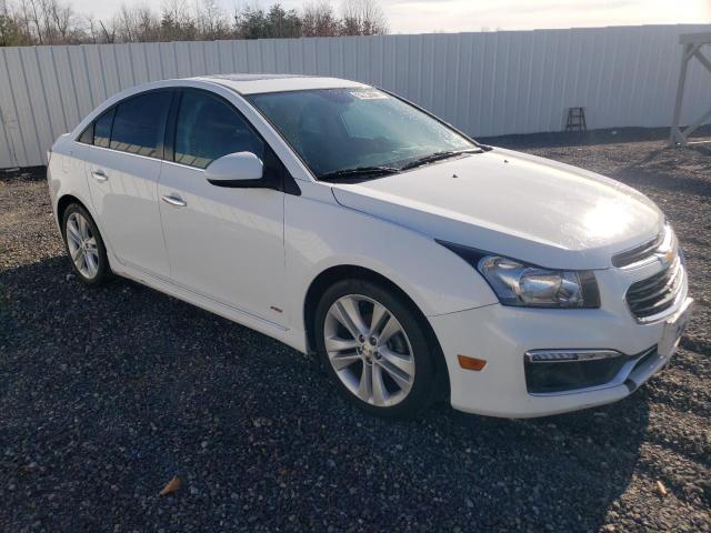 1G1PG5SB3F7167905 - 2015 CHEVROLET CRUZE LTZ WHITE photo 4