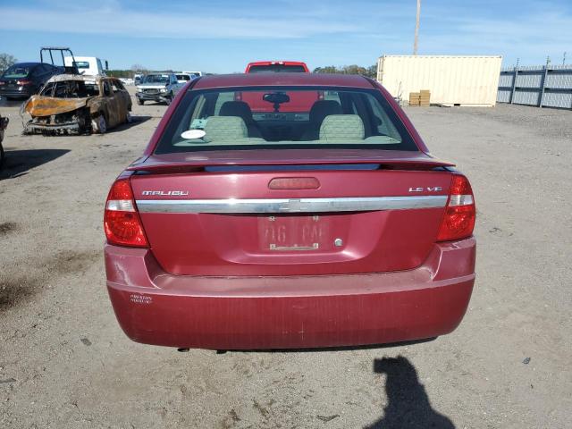 1G1ZT54854F134736 - 2004 CHEVROLET MALIBU LS MAROON photo 6