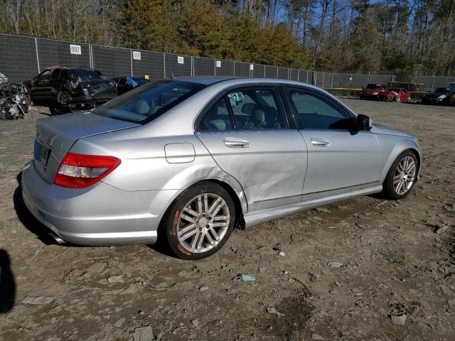 WDDGF54X98F189571 - 2008 MERCEDES-BENZ C 300 SILVER photo 3