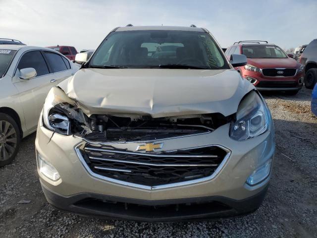 2GNALCEK7G1164133 - 2016 CHEVROLET EQUINOX LT SILVER photo 5