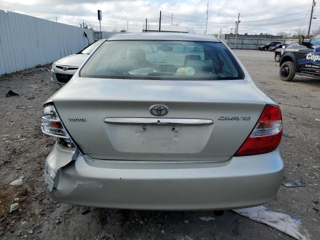 4T1BE32K24U886780 - 2004 TOYOTA CAMRY LE SILVER photo 6