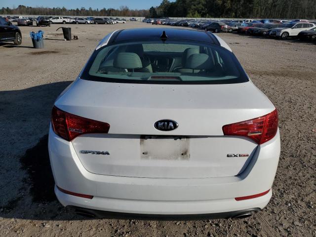 5XXGN4A71DG143191 - 2013 KIA OPTIMA EX WHITE photo 6