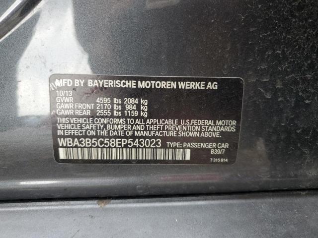 WBA3B5C58EP543023 - 2014 BMW 328 XI SULEV GRAY photo 12