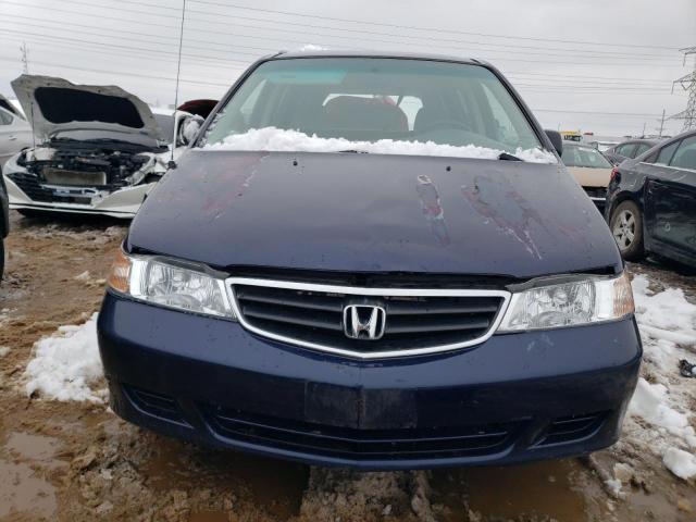 5FNRL18554B145904 - 2004 HONDA ODYSSEY LX BLUE photo 5