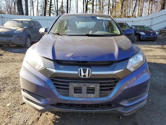 3CZRU6H3XGM755493 - 2016 HONDA HR-V LX BLUE photo 5