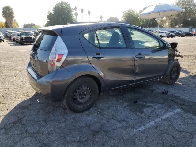 JTDKDTB32E1571691 - 2014 TOYOTA PRIUS C CHARCOAL photo 3