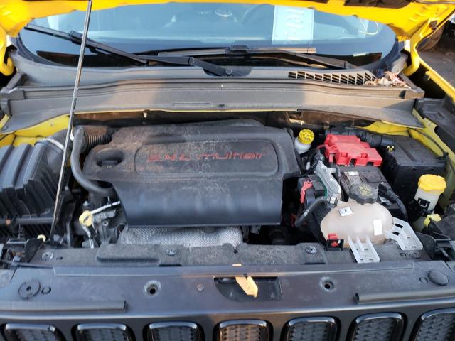 ZACCJBAB8JPH95221 - 2018 JEEP RENEGADE SPORT YELLOW photo 11