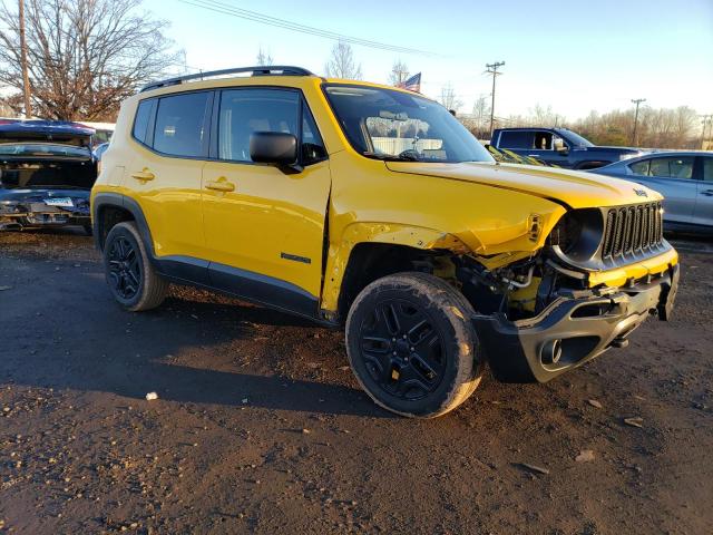 ZACCJBAB8JPH95221 - 2018 JEEP RENEGADE SPORT YELLOW photo 4