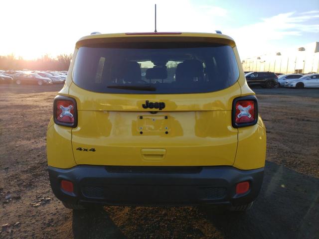 ZACCJBAB8JPH95221 - 2018 JEEP RENEGADE SPORT YELLOW photo 6