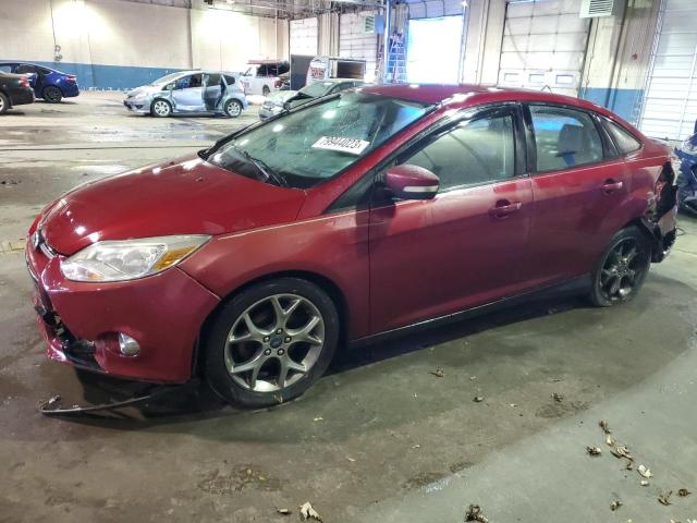 1FADP3F29DL384152 - 2013 FORD FOCUS SE RED photo 1