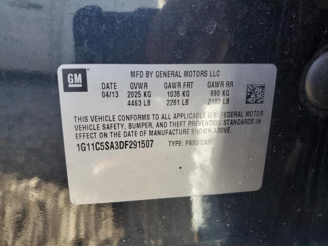 1G11C5SA3DF291507 - 2013 CHEVROLET MALIBU 1LT Qara foto 12