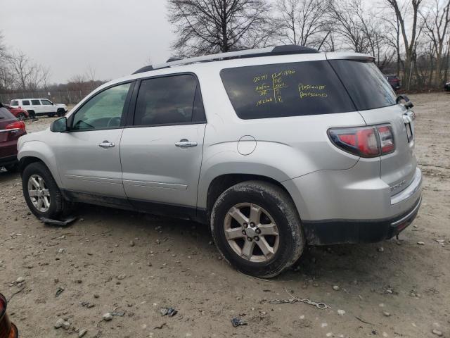 1GKKRPKD4FJ340783 - 2015 GMC ACADIA SLE SILVER photo 2