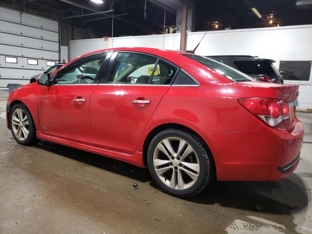 1G1PG5SB7E7457790 - 2014 CHEVROLET CRUZE LTZ RED photo 2