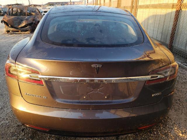 5YJSA1E29JF294586 - 2018 TESLA MODEL S ნაცრისფერი ფოტო 6