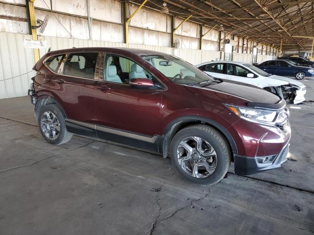 2HKRW2H83HH660138 - 2017 HONDA CR-V EXL BURGUNDY photo 4