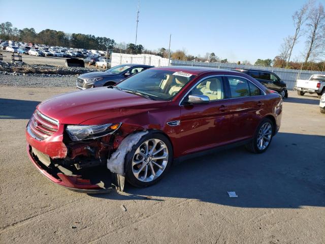 1FAHP2F82JG142064 - 2018 FORD TAURUS LIMITED RED photo 1