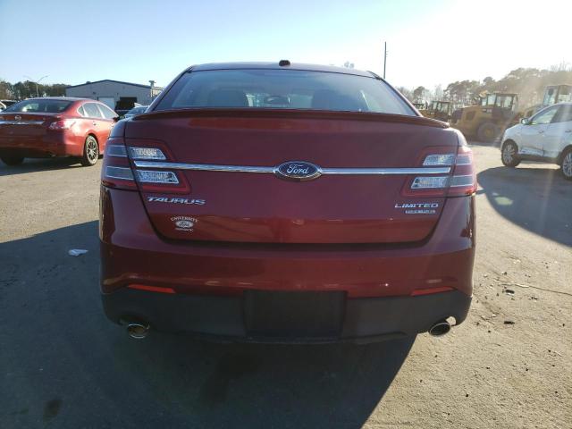 1FAHP2F82JG142064 - 2018 FORD TAURUS LIMITED RED photo 6