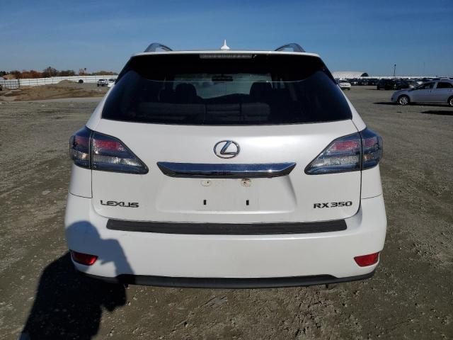 2T2BK1BA6AC072175 - 2010 LEXUS RX 350 WHITE photo 6