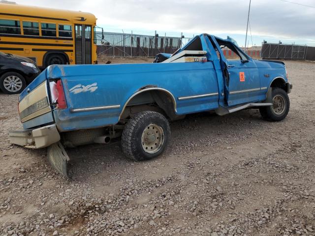 1FTEF14H2SLB34312 - 1995 FORD F150 BLUE photo 3