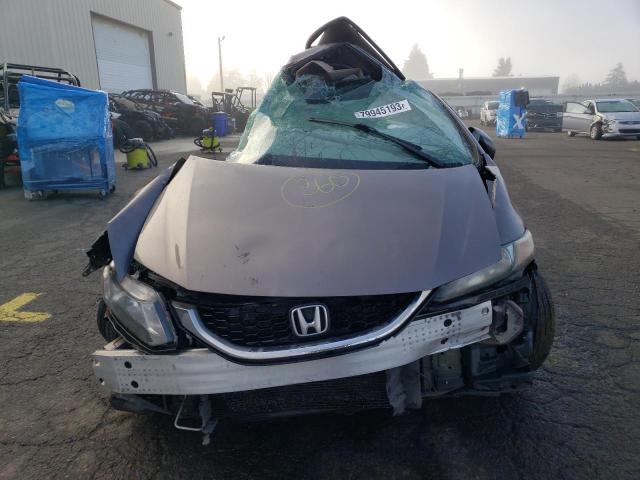 19XFB2F83EE218607 - 2014 HONDA CIVIC EX BROWN photo 5