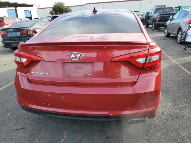 5NPE24AF0HH530512 - 2017 HYUNDAI SONATA SE BURGUNDY photo 6