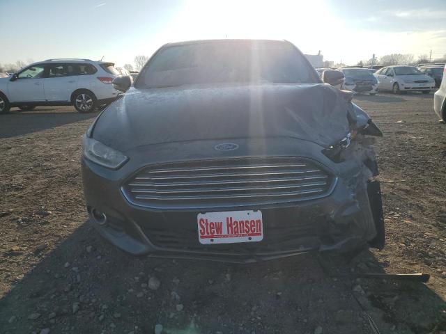 3FA6P0T94FR192523 - 2015 FORD FUSION SE GRAY photo 5