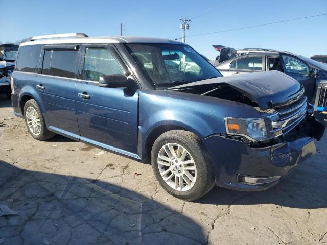 2FMHK6C8XHBA05858 - 2017 FORD FLEX SEL BLUE photo 4