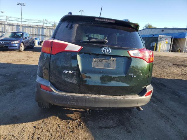 2T3BFREV0DW106837 - 2013 TOYOTA RAV4 LE GREEN photo 6