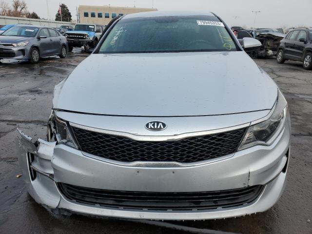 5XXGT4L18GG107176 - 2016 KIA OPTIMA LX SILVER photo 5