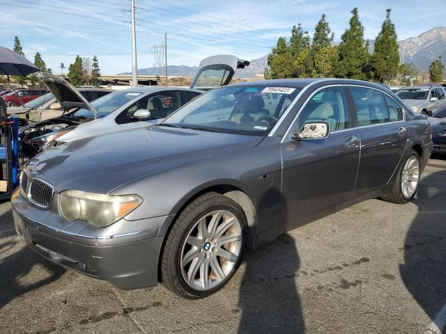 WBAGN63463DR11848 - 2003 BMW 745 LI GRAY photo 1