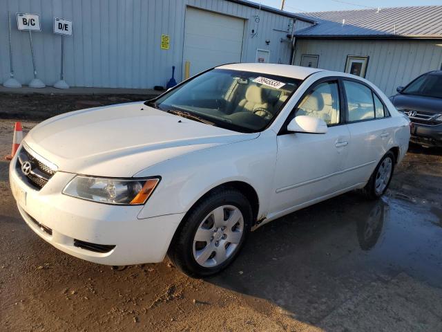 5NPET46C38H337993 - 2008 HYUNDAI SONATA GLS WHITE photo 1