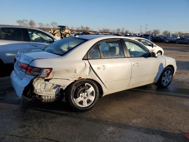 5NPET46C38H337993 - 2008 HYUNDAI SONATA GLS WHITE photo 3