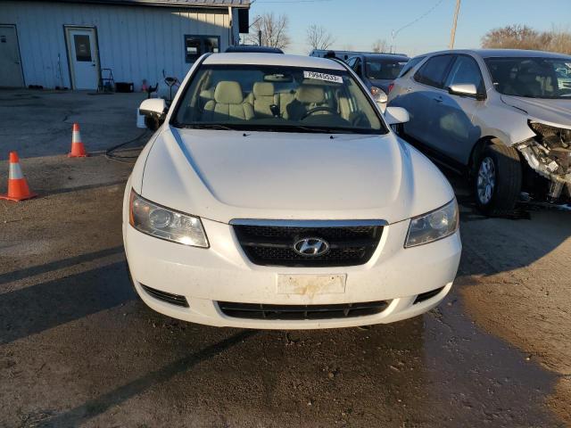 5NPET46C38H337993 - 2008 HYUNDAI SONATA GLS WHITE photo 5