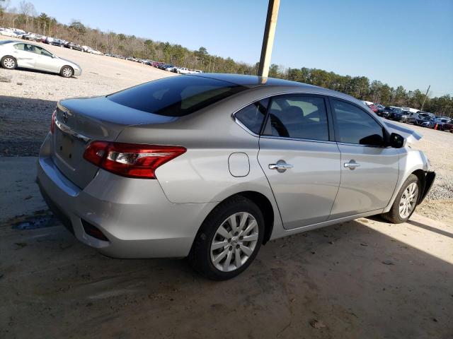 3N1AB7AP0JY325387 - 2018 NISSAN SENTRA S SILVER photo 3