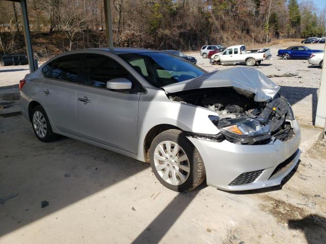 3N1AB7AP0JY325387 - 2018 NISSAN SENTRA S SILVER photo 4