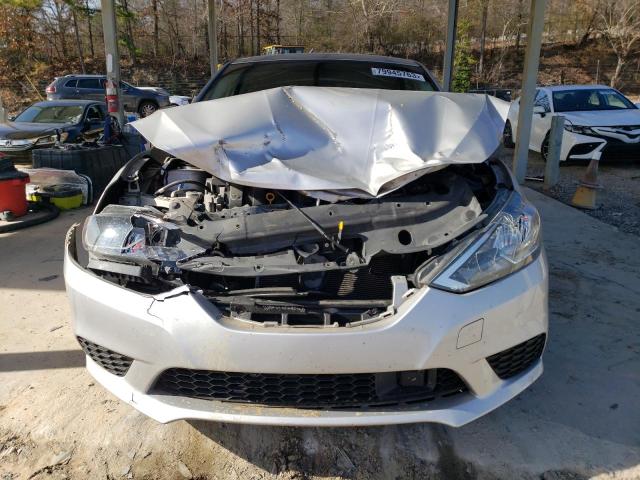 3N1AB7AP0JY325387 - 2018 NISSAN SENTRA S SILVER photo 5