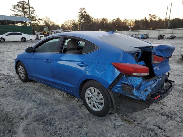 KMHD74LF8HU135800 - 2017 HYUNDAI ELANTRA SE BLUE photo 2