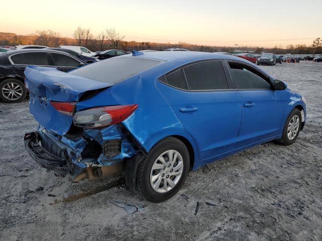 KMHD74LF8HU135800 - 2017 HYUNDAI ELANTRA SE BLUE photo 3