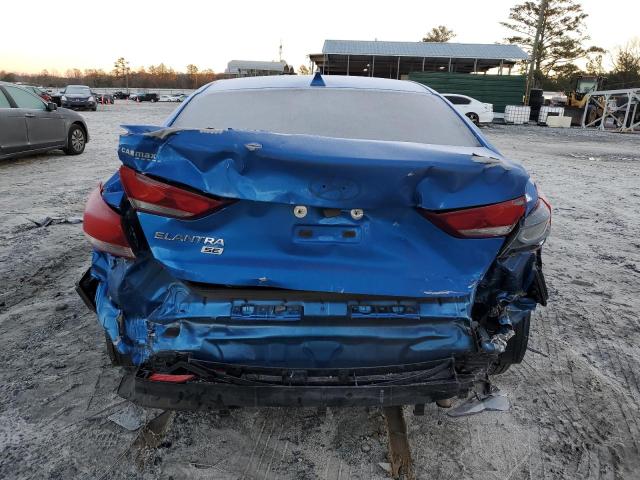 KMHD74LF8HU135800 - 2017 HYUNDAI ELANTRA SE BLUE photo 6