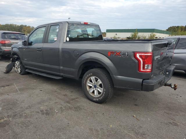 1FTEX1EPXFFB53651 - 2015 FORD F150 SUPER CAB GRAY photo 2