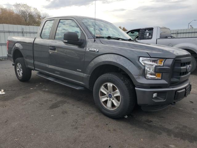 1FTEX1EPXFFB53651 - 2015 FORD F150 SUPER CAB GRAY photo 4