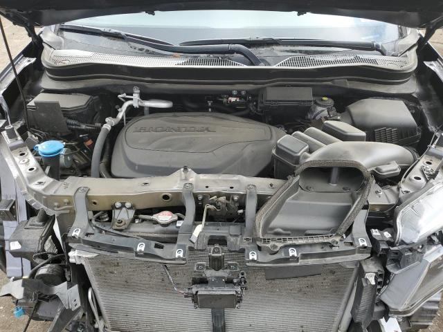 5FNYF8H56MB016985 - 2021 HONDA PASSPORT EXL GRAY photo 12