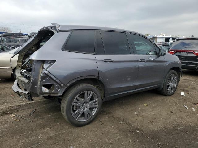 5FNYF8H56MB016985 - 2021 HONDA PASSPORT EXL GRAY photo 3