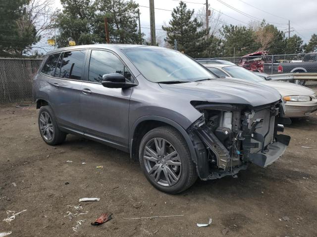 5FNYF8H56MB016985 - 2021 HONDA PASSPORT EXL GRAY photo 4