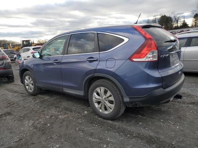 2HKRM4H55DH650437 - 2013 HONDA CR-V EX BLUE photo 2