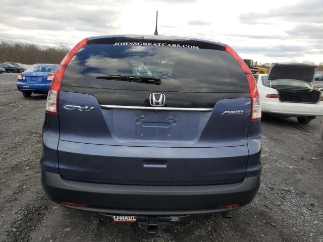 2HKRM4H55DH650437 - 2013 HONDA CR-V EX BLUE photo 6