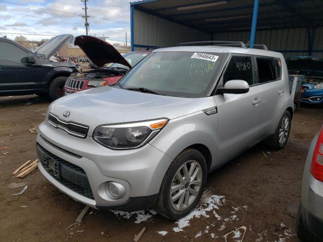 KNDJP3A53J7565248 - 2018 KIA SOUL + SILVER photo 1