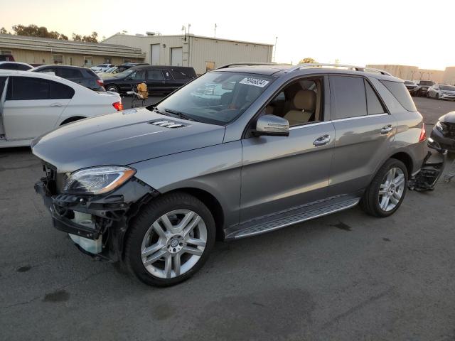 4JGDA5HB6DA221566 - 2013 MERCEDES-BENZ ML 350 4MATIC GRAY photo 1